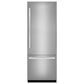 JennAir 17 Cu. Ft. Built-In Bottom-Mount Refrigerator with Right Swing in Panel Ready, , large