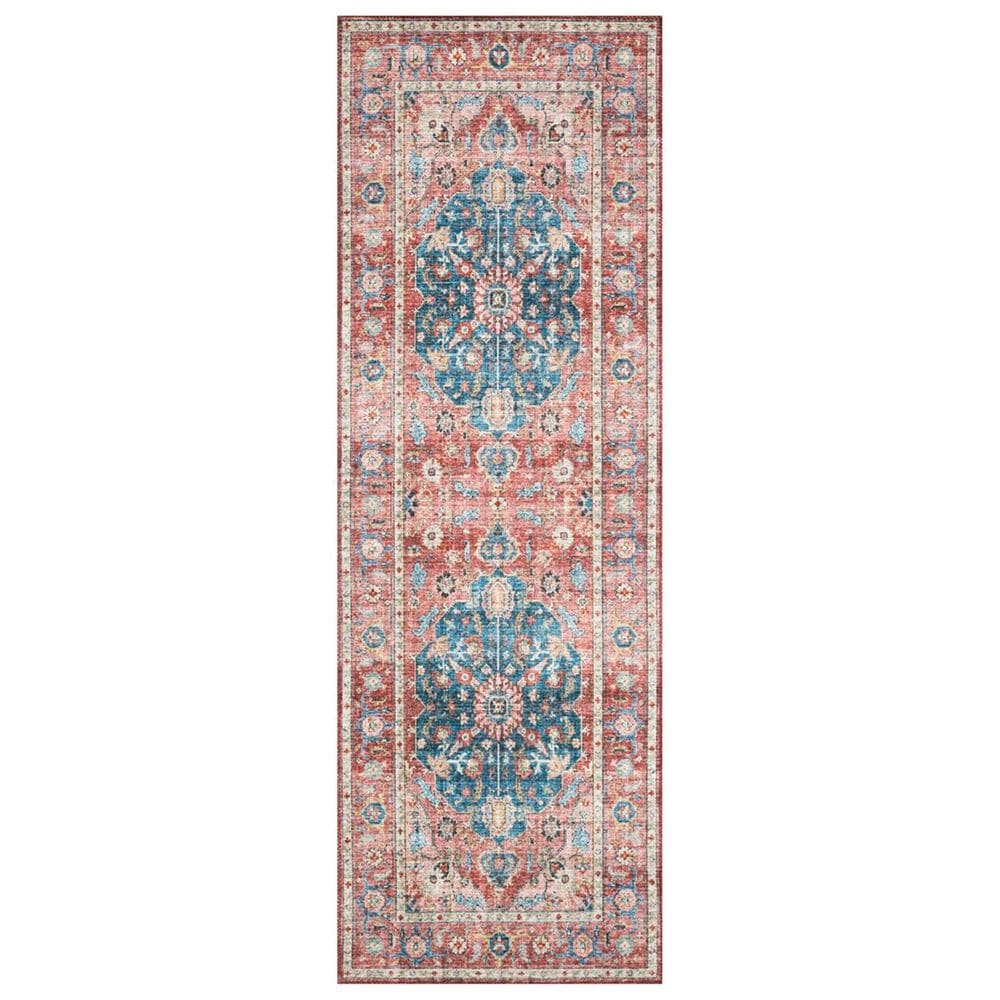 Loloi II Skye SKY-05 2"6" x 7"6" Brick and Ocean Runner, , large