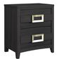 Mayberry Hill Tobias 2-Drawer Nightstand in Black, , large