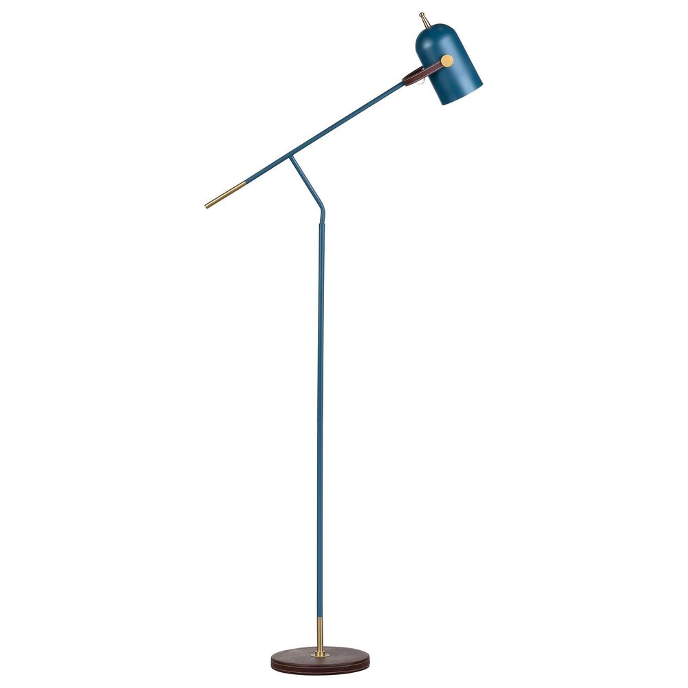 Crestview Collection Pippin Floor Lamp in Deep Teal, , large