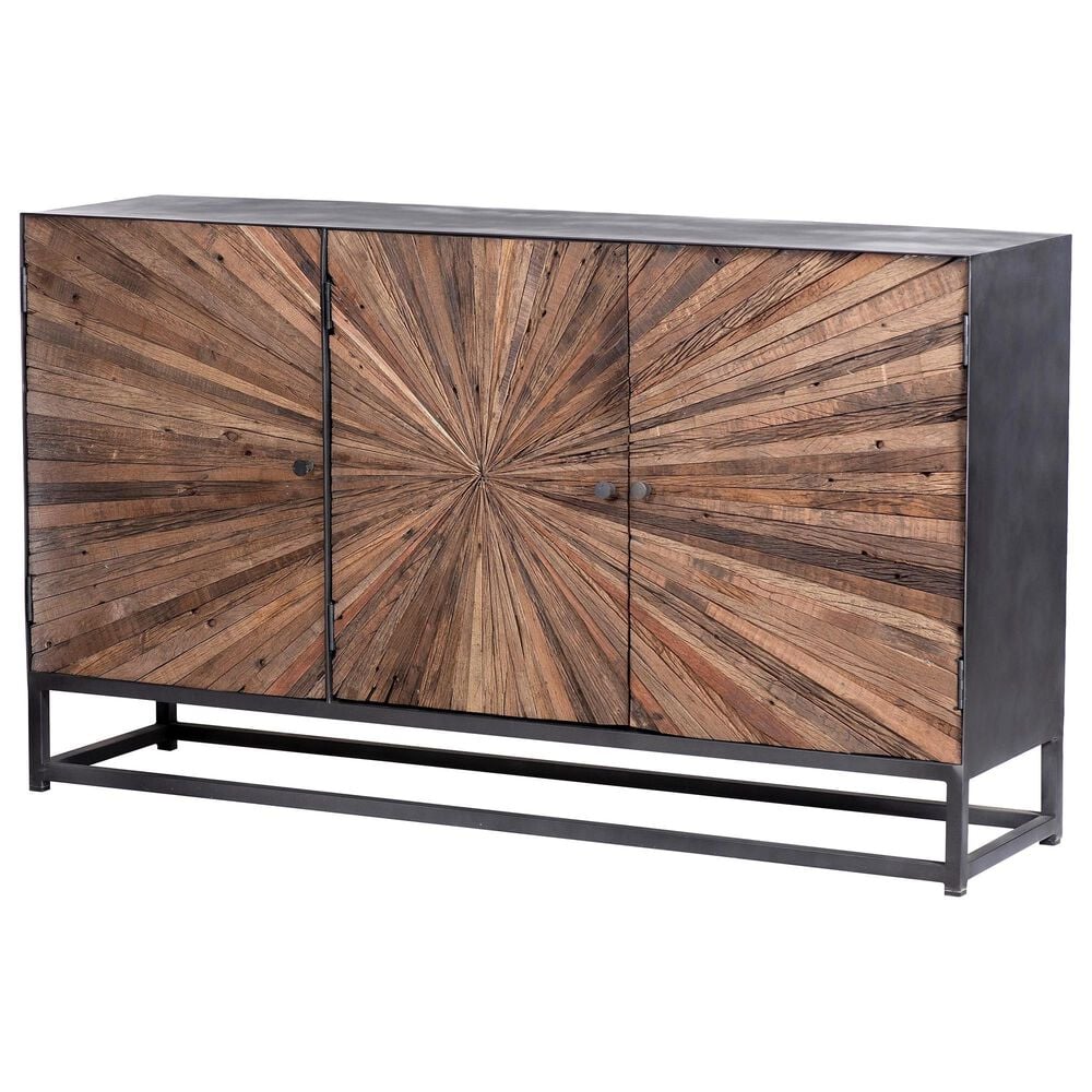 Waltham Astral Plains 3-Door 59" TV Console in Brown, , large