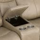 Flexsteel Crew 3-Piece Power Reclining Living Room Set in Pebble, , large