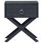 Belle Furnishings Midnight 1-Drawer Accent Table in Blue, , large