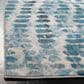 Safavieh Aria 5"1" x 7"6" Cream and Teal Area Rug, , large