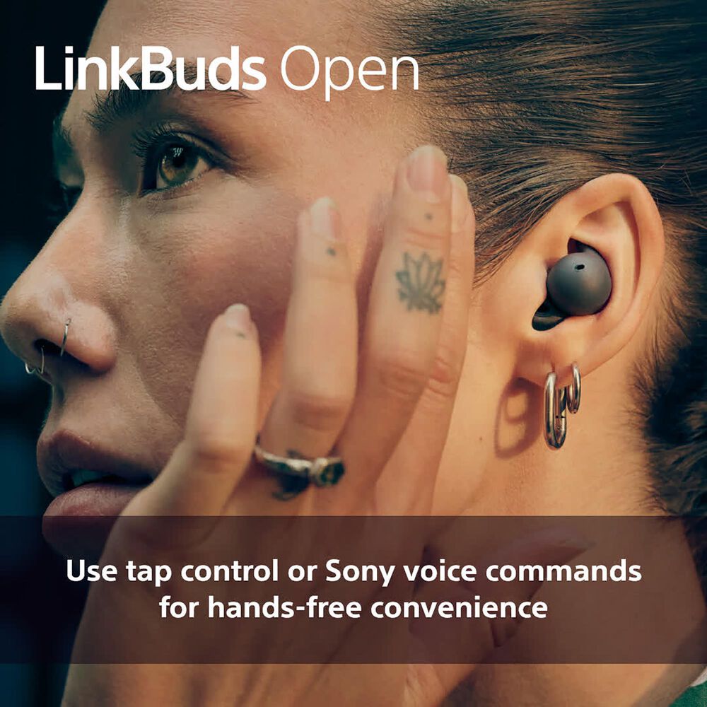 Sony LinkBuds Open Wireless Earbuds in White, , large