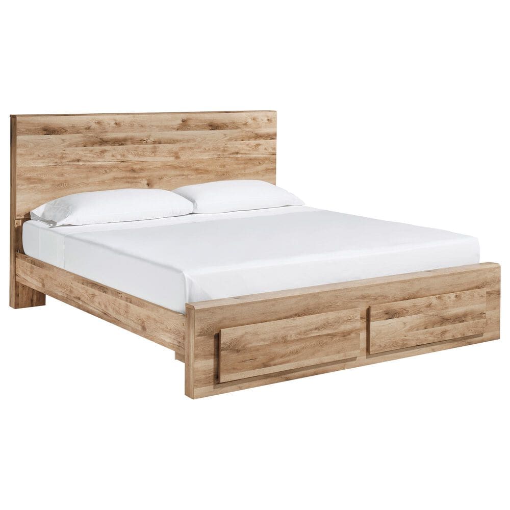 Ashley Hyanna Queen Panel Storage Bed in Tan Brown, , large