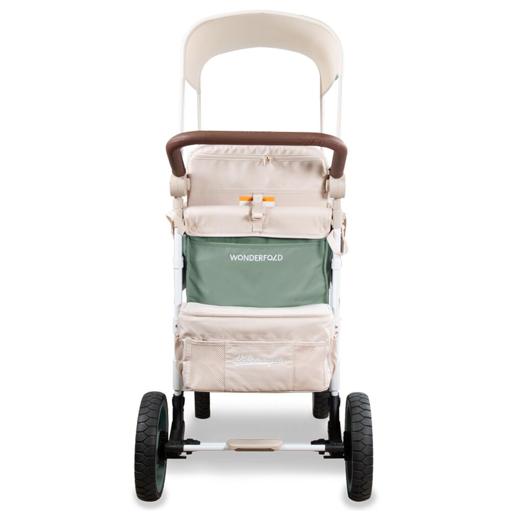 Wonderfold Volkswagen 2-Seater Stroller Wagon in Sage Green, , large