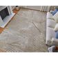 Feizy Waldor Ivory and Beige 5" x 8" Area Rug, , large