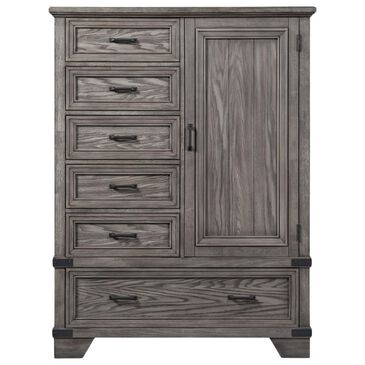Hawthorne Furniture Forge 6 Drawer Gentleman"s Chest in Pewter, , large