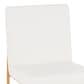 Lumisource Fuji Side Chair with White Cushion in Gold (Set of 2), , large