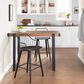 Lumisource Winston Counter Stool in Black and Black, , large