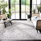 Safavieh Cabana CBN662A 9" x 12" Ivory and Grey Indoor/Outdoor Area Performance Rug, , large