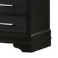 Crown Mark Amalia 4-Piece King Bedroom Set in Black, , large