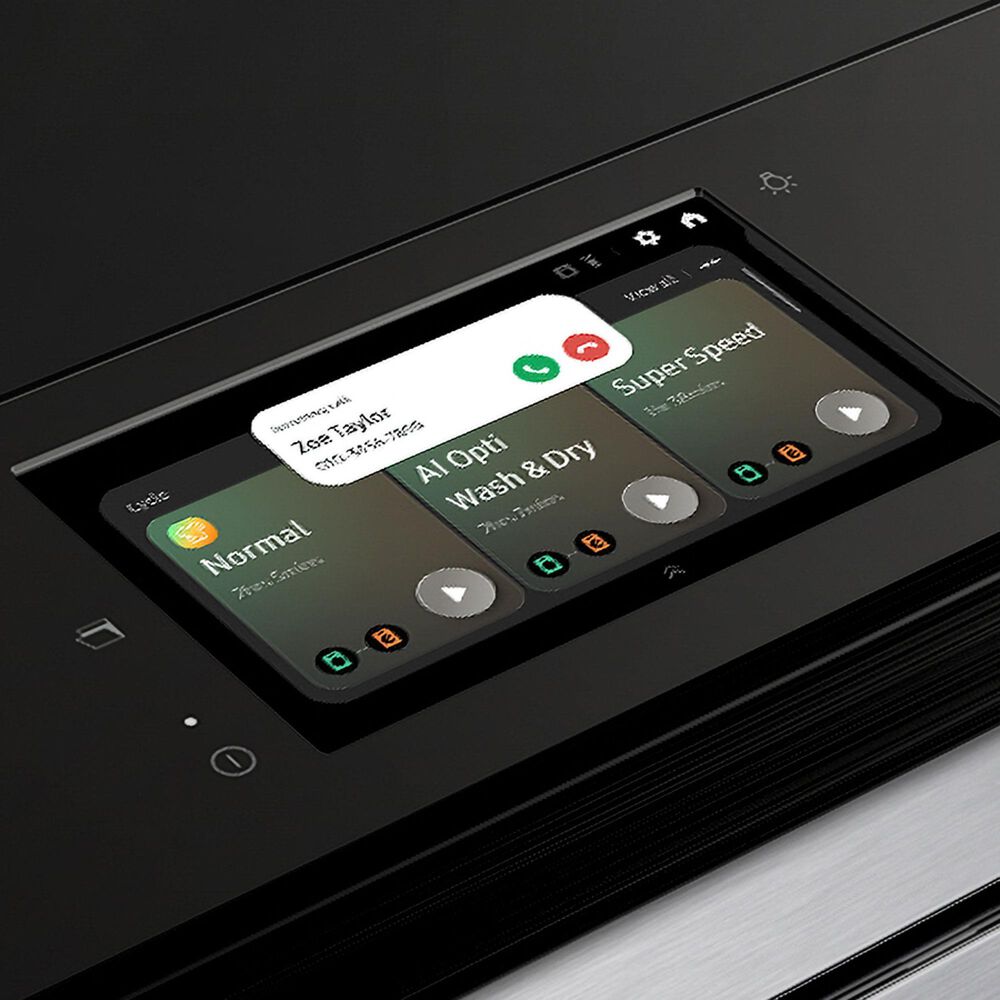 Samsung Bespoke 2-Piece Kitchen Package with 6.3 Cu. Ft. Convection Slide-In Induction Range and 2.1 Cu. Ft. Fingerprint Resistant Over-the-Range Microwave in Stainless Steel, , large