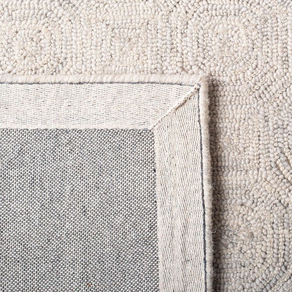 Safavieh Micro-Loop 9&#39; x 12&#39; Silver and Grey Area Rug, , large