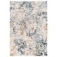 Surya Laila LAA-2315  2"7" x 4" Teal, Sage, Orange, Saffron, Gray and Cream Area Rug, , large