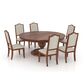 Canadel Champlain 7-Piece Round Dining Set in Spice Washed, , large
