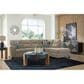 Ashley Olten 2-Piece Right Facing Sectional with Chaise in Mocha, , large