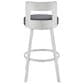 Blue River Flynn 30" Swivel Bar Stool in Silver, , large