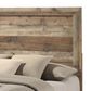 Crown Mark Elmer Queen Panel Bed in Rustic Brown, , large