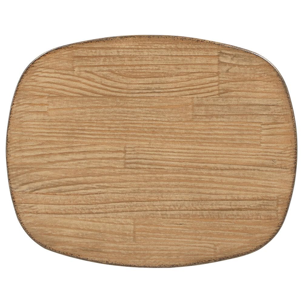 Jennifer Taylor Home Clarence End Table in Antique Natural Brown, , large
