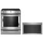 KitchenAid 2-Piece Kitchen Package with 30" Gas Range and 1.1 Over-the-Range Microwave in Stainless Steel, , large