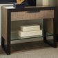 Lexington Furniture Zanzibar Ruso 1-Drawer Open Nightstand in Medium Taupe, Espresso and Dark Umber, , large