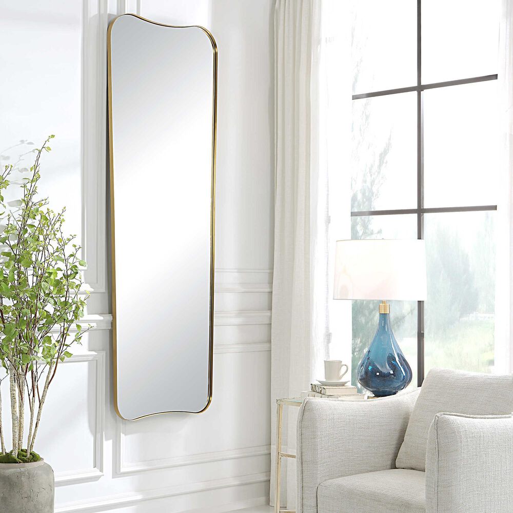 Uttermost Belvoir Mirror in Brass, , large