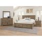 Viceray Collections Cool Rustic Queen Storage Bed in Stone Grey, , large