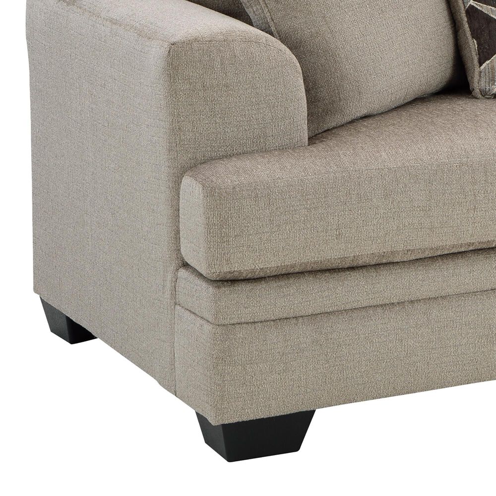 Ashley Stonemeade Stationary Sofa Chaise in Taupe, , large