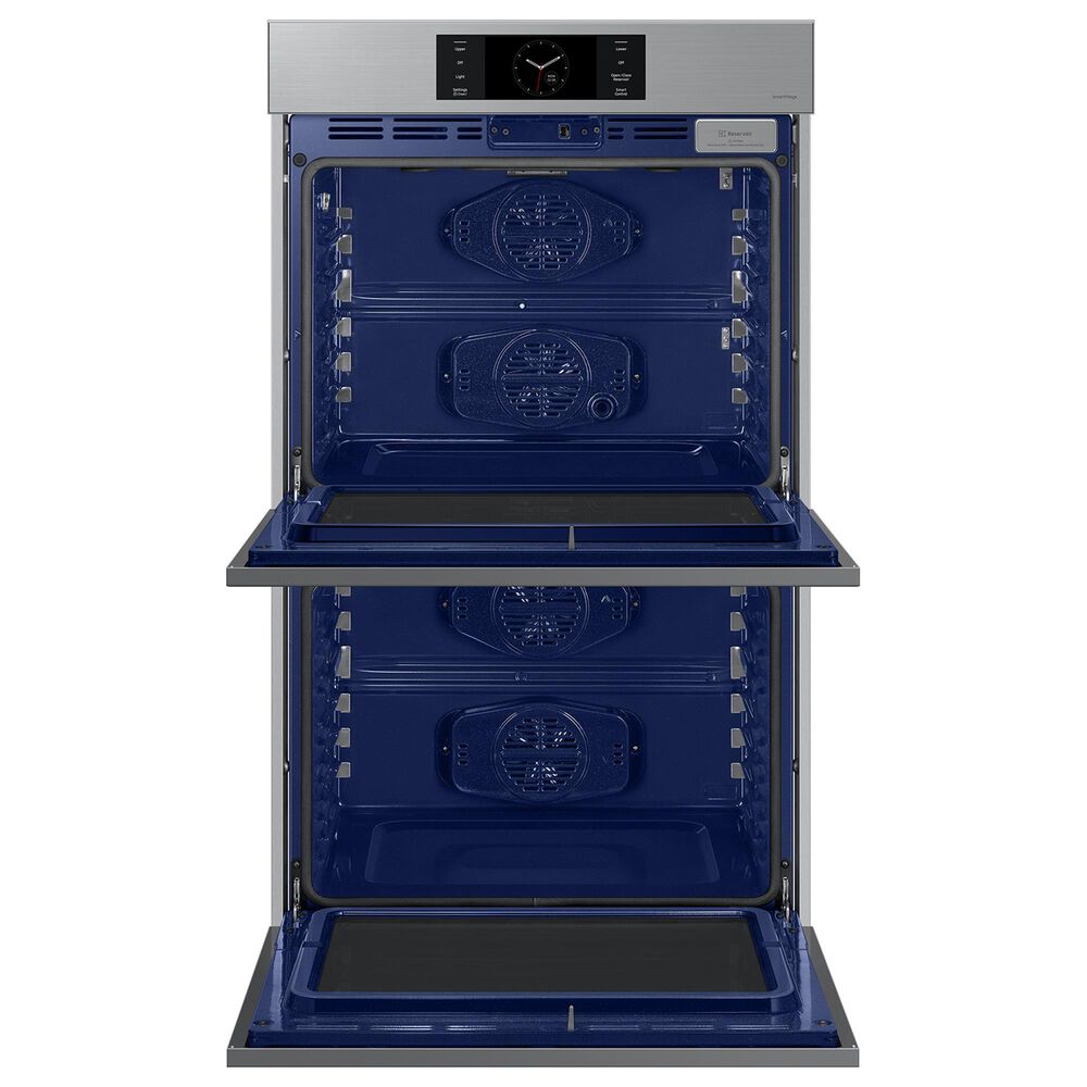 Samsung Bespoke Bespoke 30&quot; Double Wall Oven with AI Pro Cooking Camera in Stainless Steel, , large