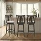 Armen Living Elle Swivel Barstool in Dark Roast, , large