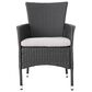 Noble House Flamingo 9-Piece Patio Dining Set in Black and Gray, , large