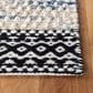 Safavieh Natura NAT106Z 2"3" x 8" Black and Ivory Runner, , large