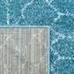 Safavieh Tulum 9" x 12" Turquoise and Blue Area Rug, , large