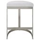 Uttermost Ivanna Counter Stool in Brushed Silver, , large