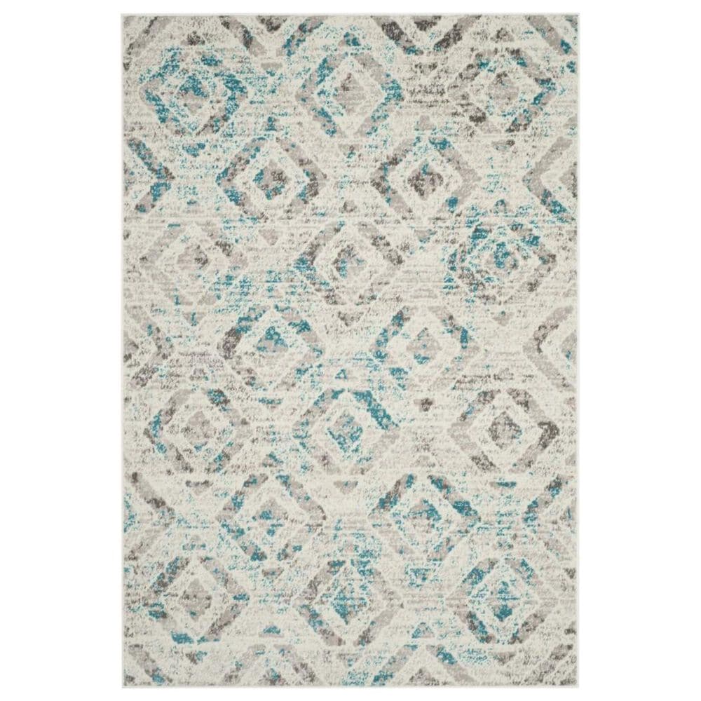 Safavieh Skyler SKY190D 5"1" x 7"6" Ivory and Blue Area Rug, , large