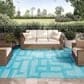 Dalyn Rug Company Sedona 9" x 12" Robins Egg Indoor/Outdoor Area Performance Rug, , large