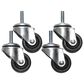 Sanus Caster Kit in Black - Set of 4, , large