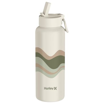 Hurley 32 Oz Oasis Zen Bottle with Straw Cap in Pink Wave, , large