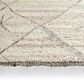 Jaipur Hadi Anisah White 9" x 12" Area Rug, , large