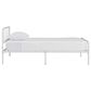 Signature Design by Ashley Trentlore Twin Platform Bed in White, , large