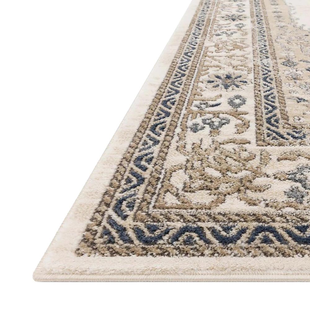 Loloi II Teagan TEA-02 5&#39;3&quot; x 7&#39;6&quot; Oatmeal and Ivory Area Rug, , large
