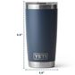 YETI Rambler 20 Oz Tumbler with MagSlider Lid in Cape Summer Camp, , large