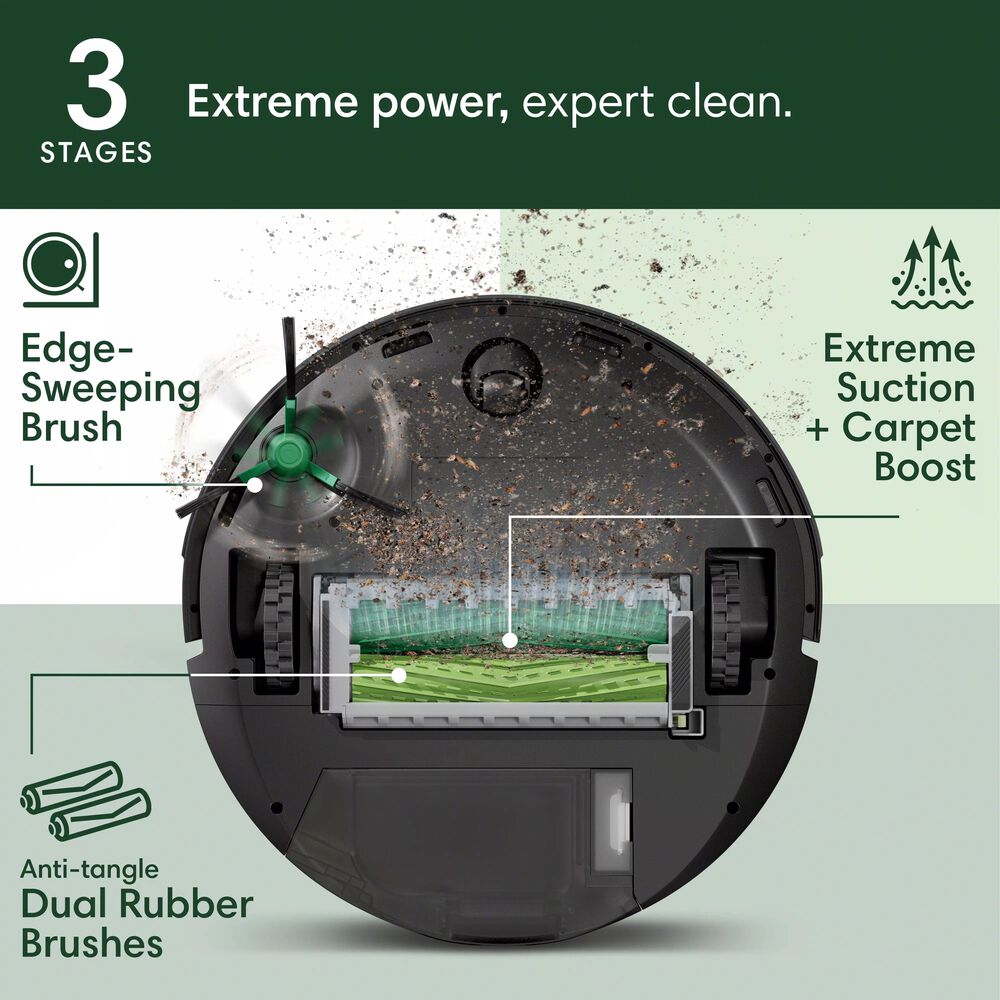 iRobot Roomba Max 705 Vac Robot Vacuum with AutoEmpty Dock in Black, , large