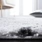 Safavieh August Shag AUG572F 9" x 12" Ivory and Grey Area Rug, , large