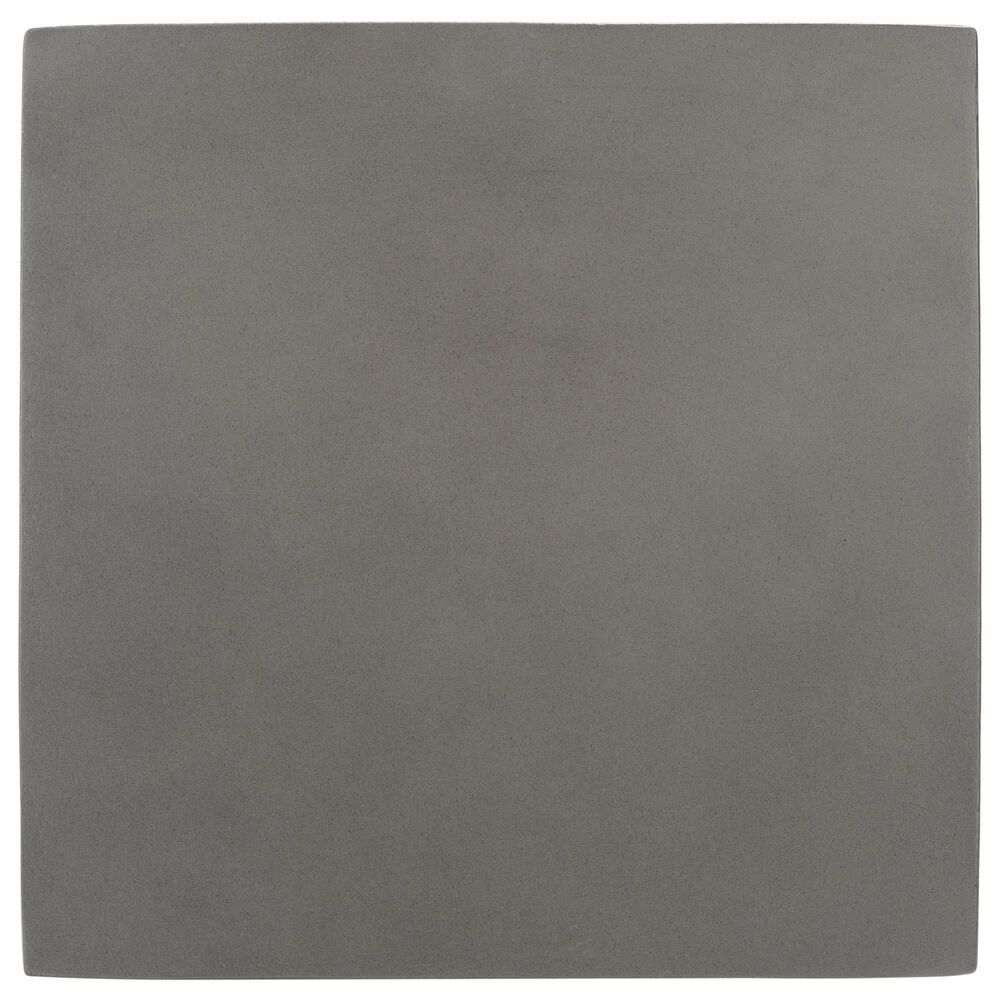 Safavieh Monterey Patio Accent Stool in Dark Gray, , large