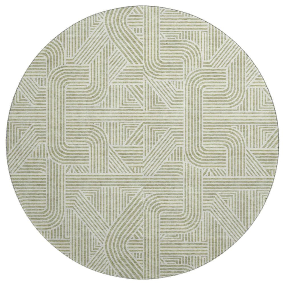 Dalyn Rug Company The Reserve TR14 Aloe 8" Round Indoor/Outdoor Area Rug, , large
