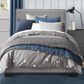 The Monday Company Twin Upholstered Bed in Gray, , large