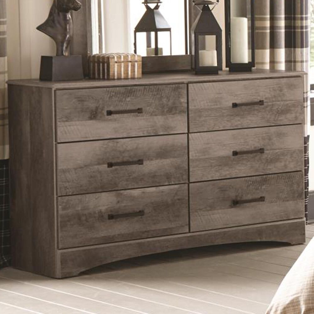 Seven Stars Brinkley 6-Drawer Dresser in Manslough Oak, , large